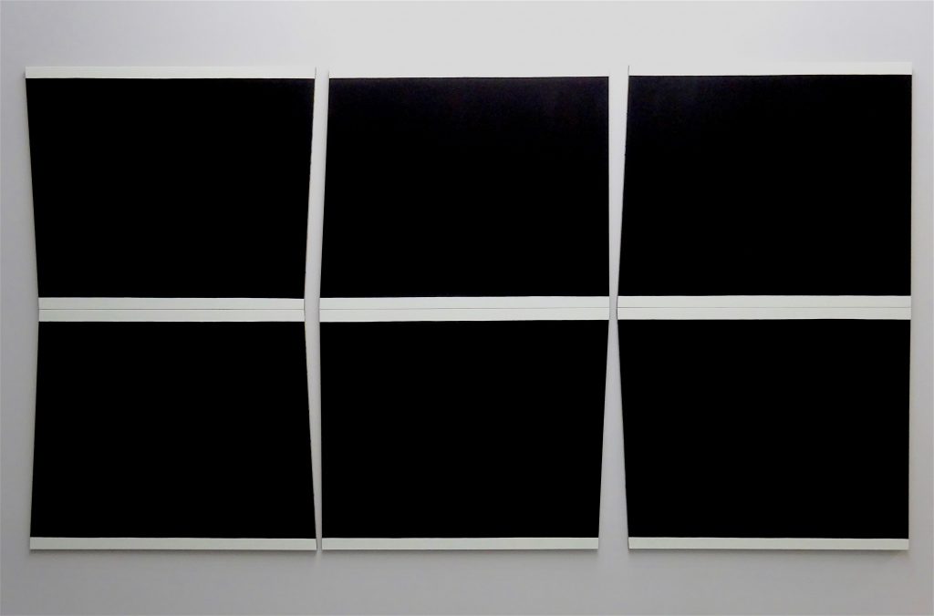 五月女 哲平 SOUTOME Teppei "White, Black, Colors" 2015, Acrylic on canvas, 362 x 201 cm