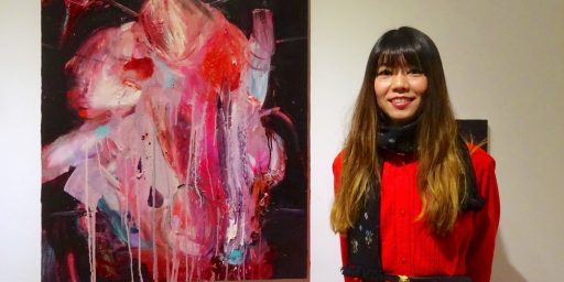 クリムゾン色の暗闇、日本の傑出した画家松下まり子：「RAW」個展 @ KEN NAKAHASHI