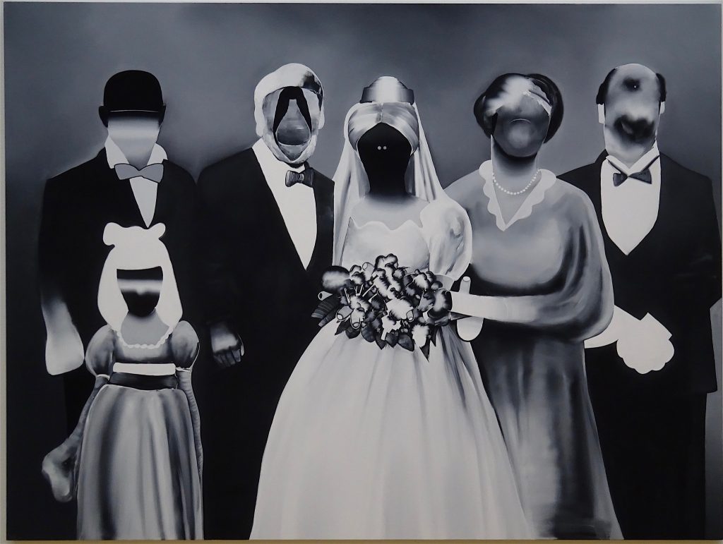 五木田智央 GOKITA Tomoo 'How to Marry a Millionaire' 2015, acrylic gouache on canvas (Collection of KAWS)