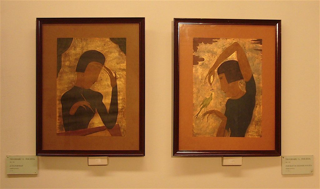 藤田嗣治作 Tsuguharu Foujita “Mon Portrait” 1917, “Portrait de Madame Foujita” 1917