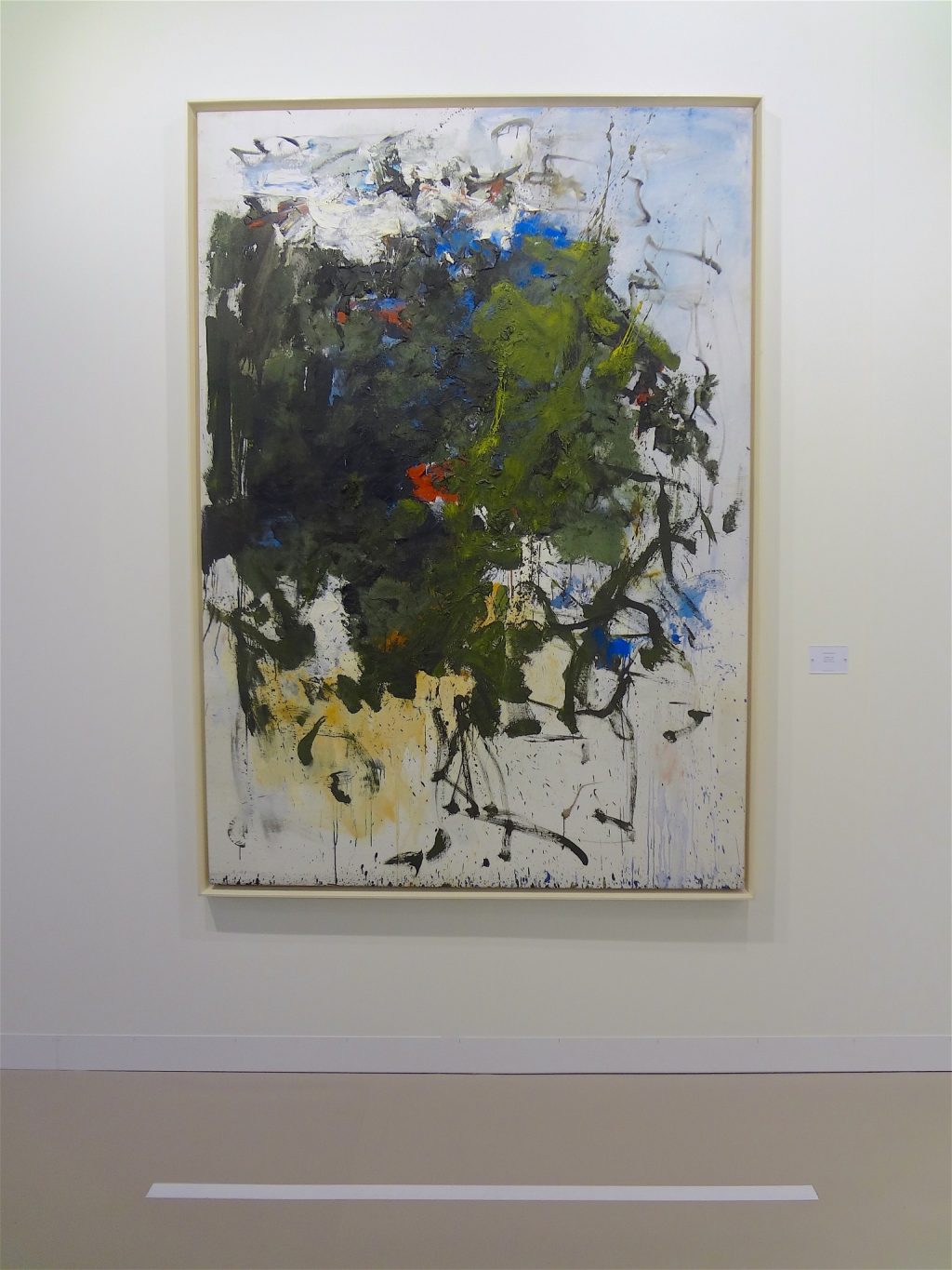 ジョアン・ミッチェル Joan Mitchell “Untitled” 1964, Oil on canvas, 200.3 x 141 cm (Max Hetzler, 2013)