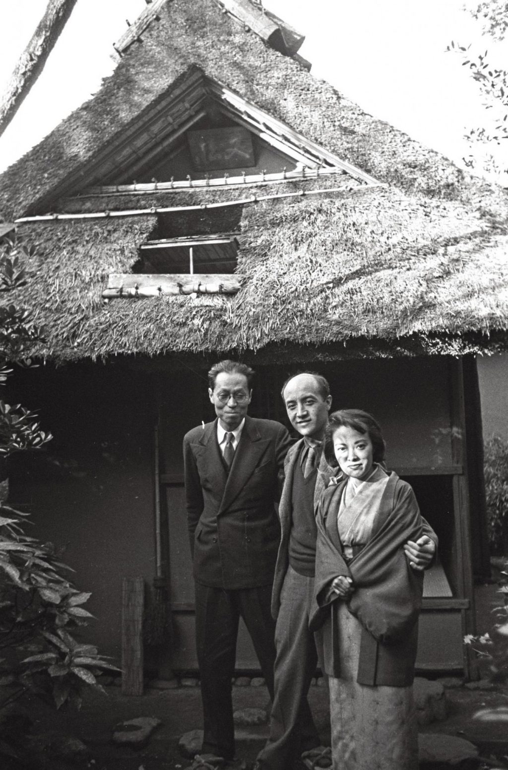 1952 in Kyoto with Hasegawa Saburo