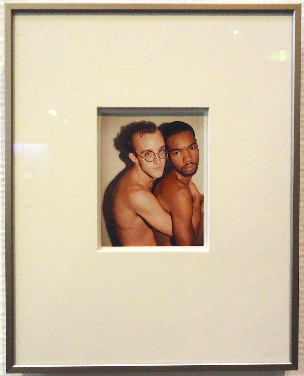 Andy Warhol „Keith Haring and Juan“ アンディ・ウォーホル 「キース・ヘリングとジュアン」no date @ 横浜美術館 2012年
