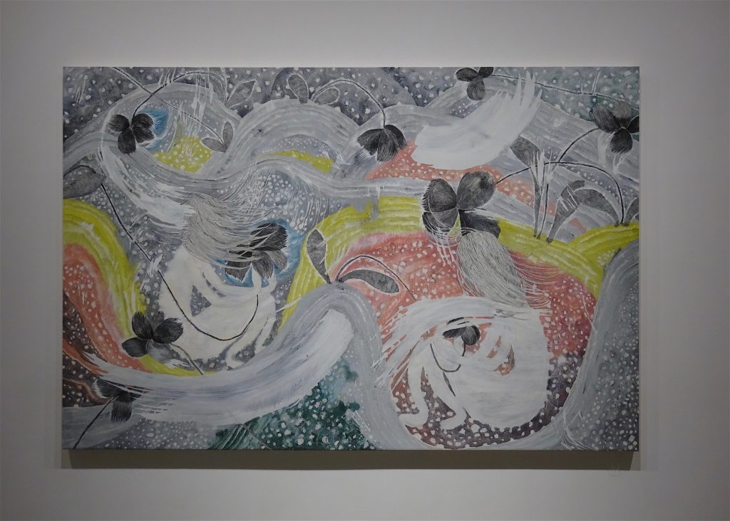 村瀬恭子 MURASE Kyoko “Sundy” 2012, 160 x 240 cm, Oil, crayon on cotton