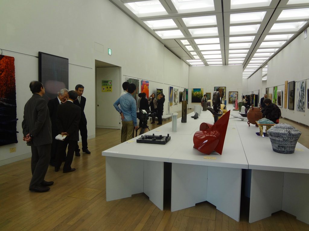 2013年11月1日 第45回 日本美術展覧会 (日展)の展示風景（工芸美術）