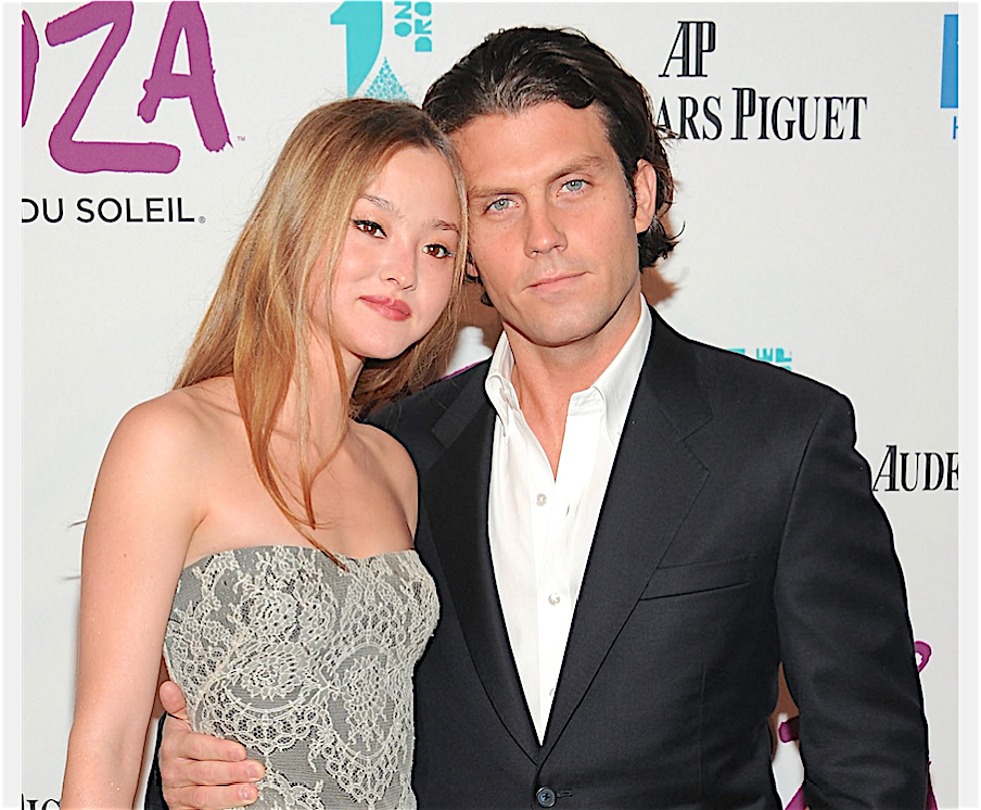 Jay Penske, new owner of ARTnews and Art in America, here with Devon Aoki