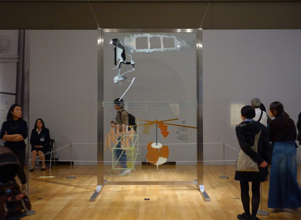 マルセル・デュシャン Marcel Duchamp ’The Bride Stripped Bare by Her Bachelors, Even’ authorized replica of 1915-23 original, created by the University of Tokyo 1980