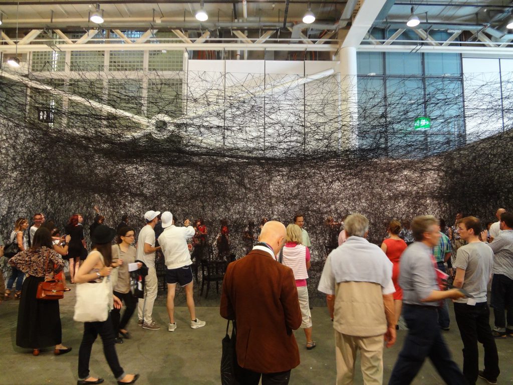 塩田千春 SHIOTA Chiharu @ Art Unlimited, Art Basel Switzerland 2013