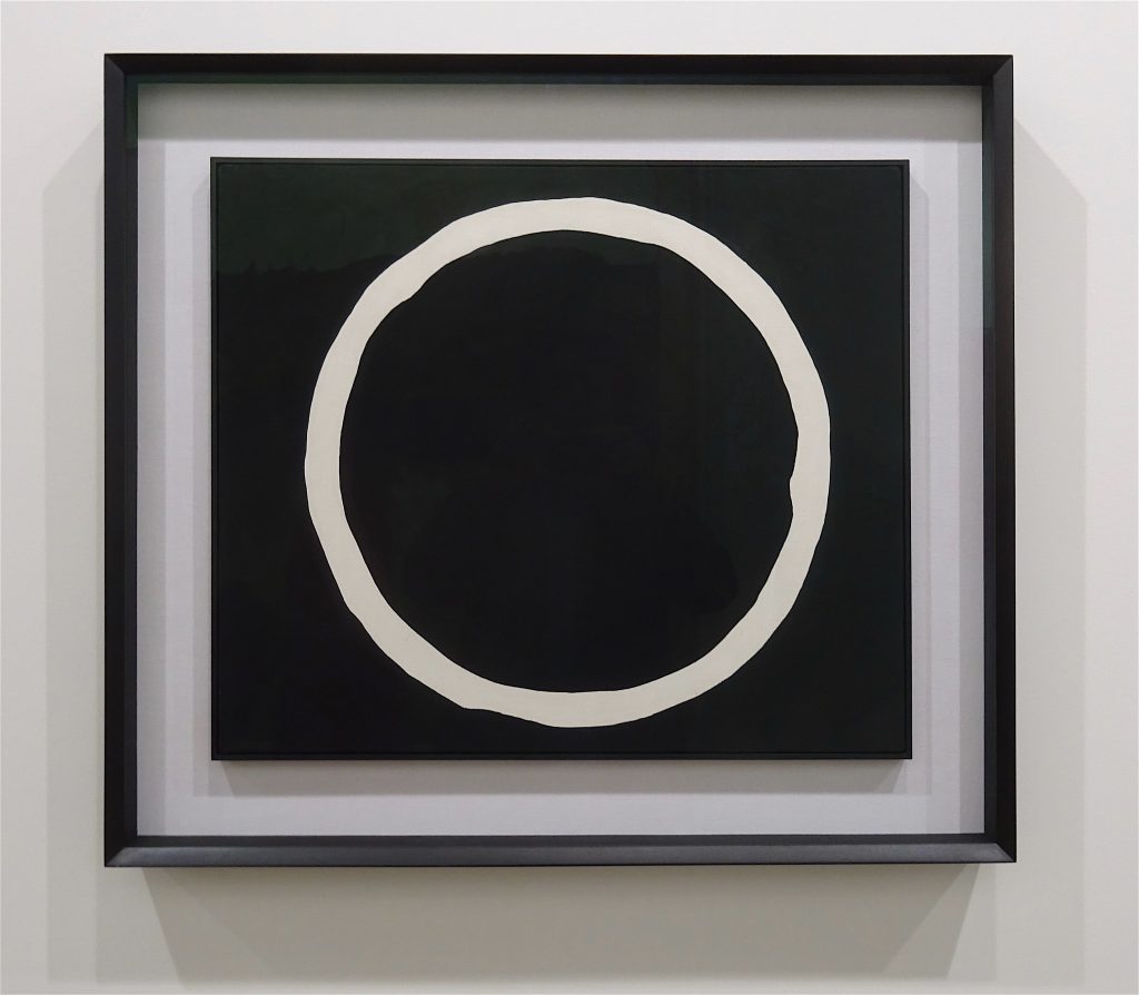 Jiro Yoshihara “Untitled” Oil on canvas, 46.4 x 54 cm @ Fergus McCaffrey
