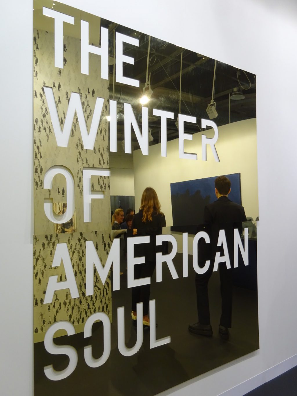 Rirkrit Tiravanija “untitled 2018 (the winter of american soul)” 2018, Polished brass, 226.7 x 186.1 overall, Edition of 2 with 1 AP @ Gavin Brown Enterprise