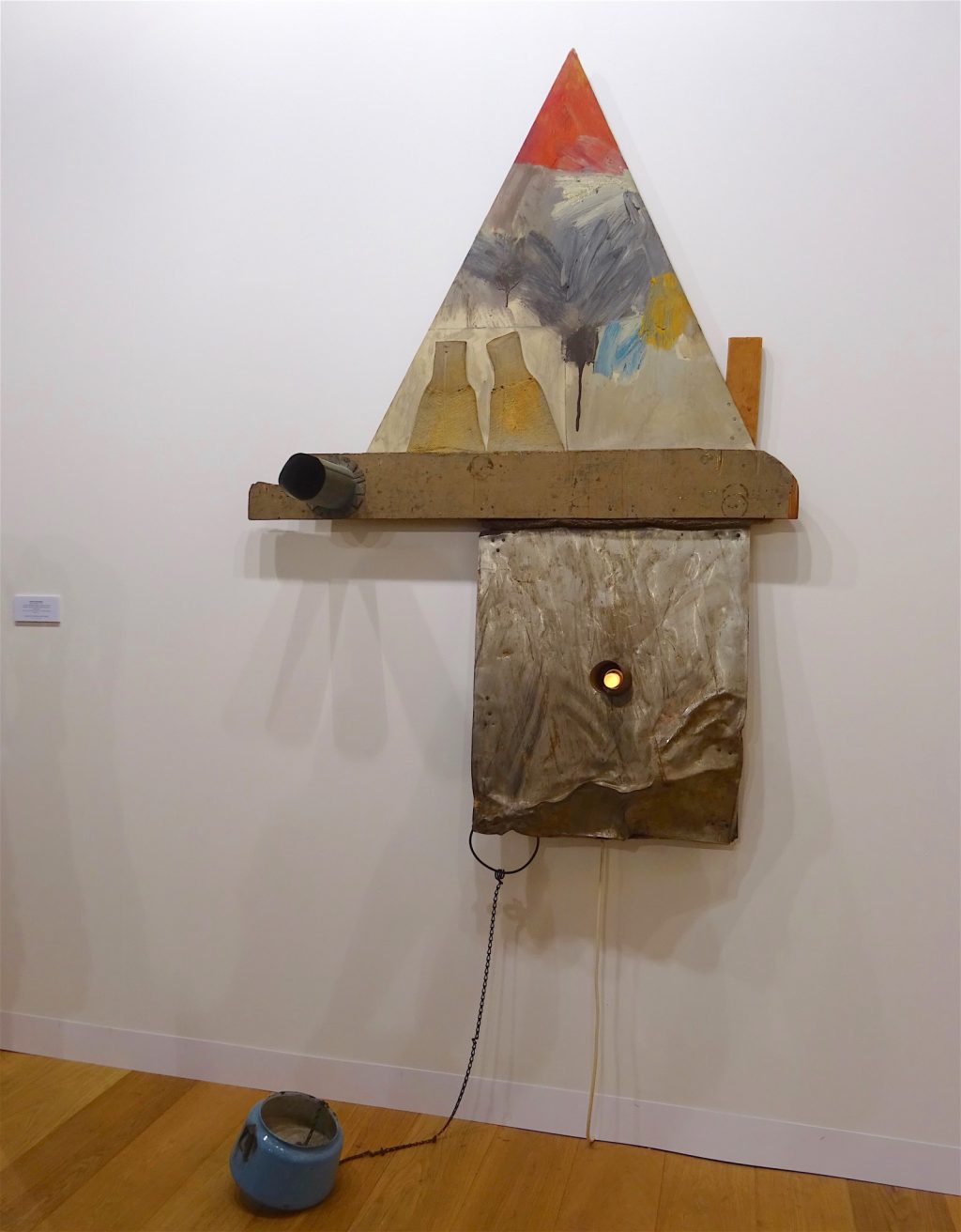 Robert Rauschenberg “Slug (Combine)” 1961, mixed media, 170,2 x 121,9 x 25,1 cm Galerie Thaddaeus Ropac