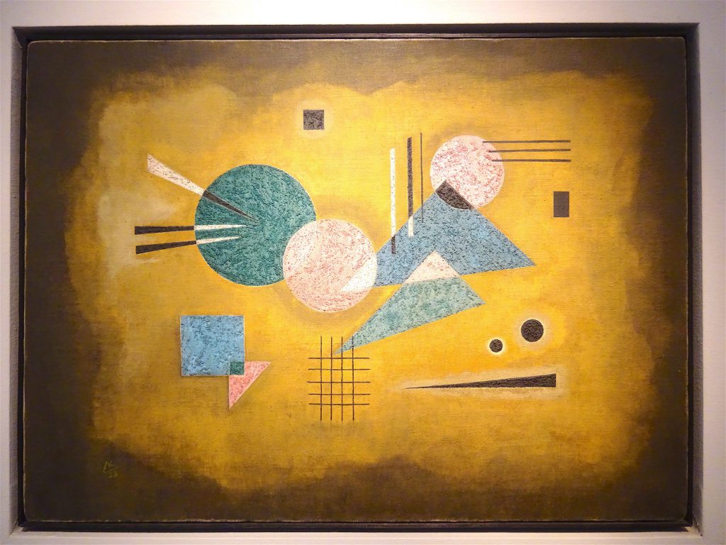 Wassily Kandinsky “Verschmelzendes Rosa” 1928, Oil on canvas, 40.5 x 56 cm