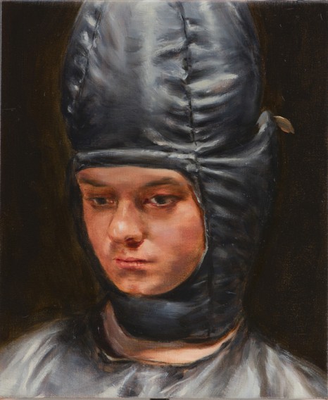 ミヒャエル・ボレマンス Conehead, oil, 36 x 30 cm, 2020