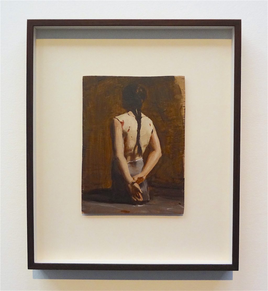 ミヒャエル・ボレマンス Michaël Borremans “Automat (III)” 2008, oil on wood