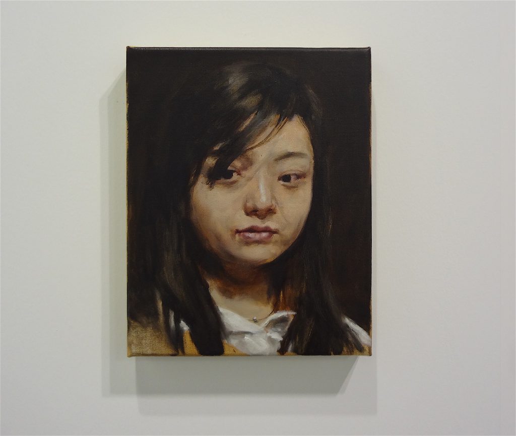 ミヒャエル・ボレマンス Michaël Borremans “Chinese woman” 2008, 29.8 x 24.1 x 3.2 cm, oil on canvas