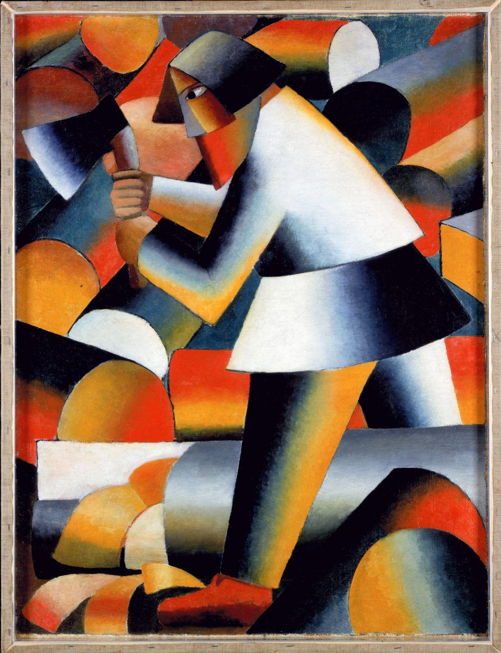 Kazimir Malevich Der Holzfäller 1912-3