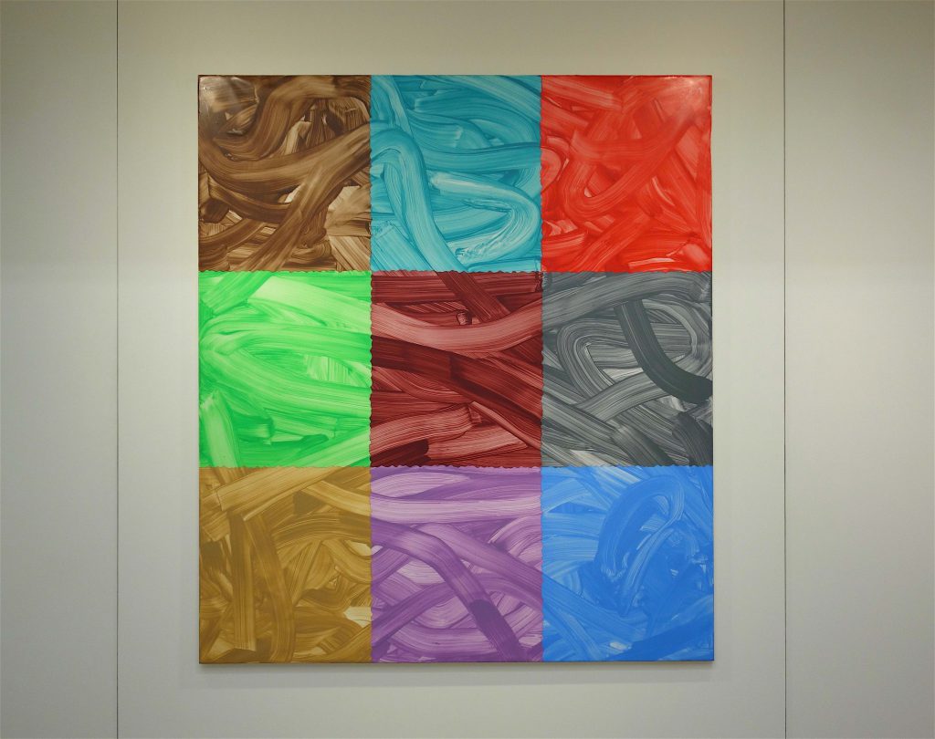 Bernard Frize ‘Gliale’ 2013, Acrylic and resin on canvas, 160 x 140 cm