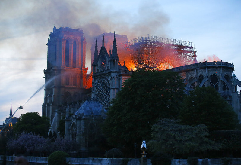 Cathédrale Notre-Dame de Paris パリ・ノートルダム大聖、2019年4月15日