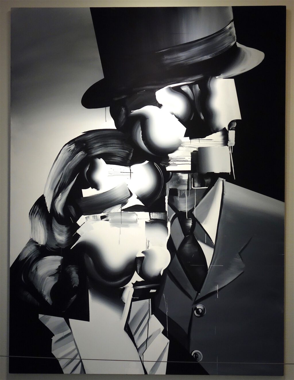 GOKITA Tomoo 五木田智央 “Divorce” 2008, Acrylic on canvas, 259.4 x 194.4 cm
