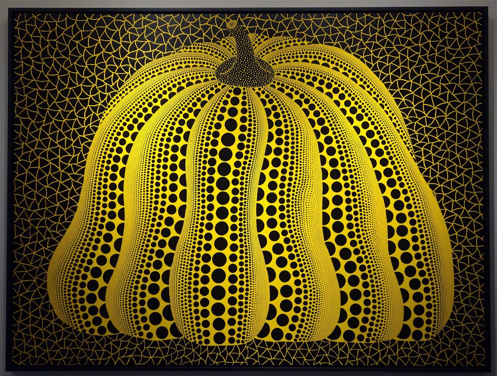 KUSAMA Yayoi 草間彌生 南瓜 Pumpkin 2015 Acrylic on canvas, 194 x 259 cm