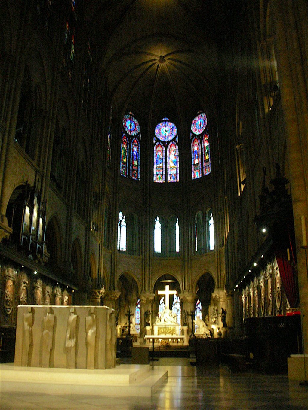 パリ・ノートルダム大聖堂、内部