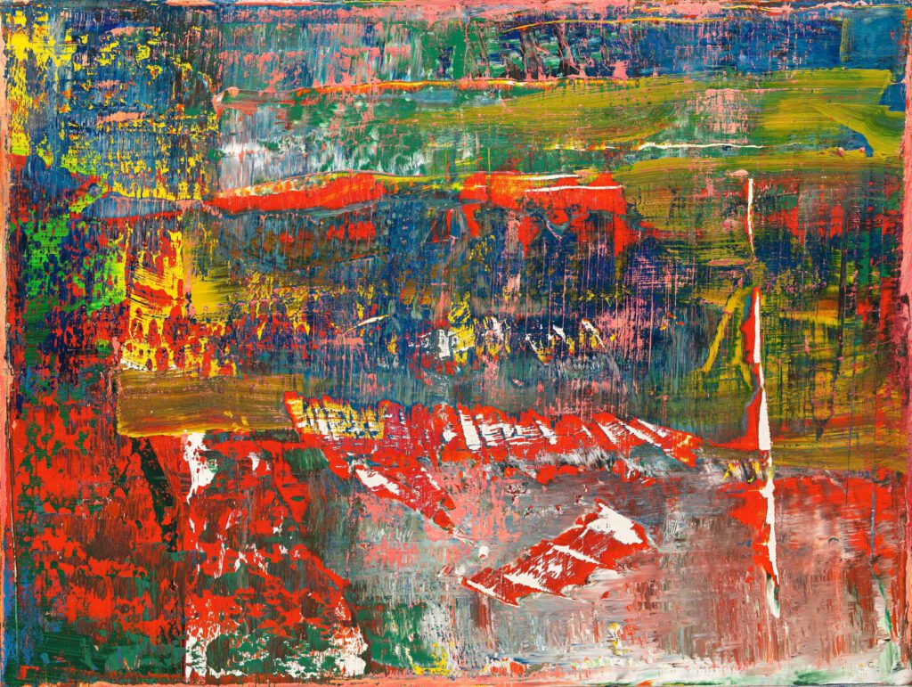 桶田コレクション展 Gerhard Richter ゲルハルト・リヒター “Abstract Painting (940-3)” 2015, oil on canvas, 92 × 122 cm