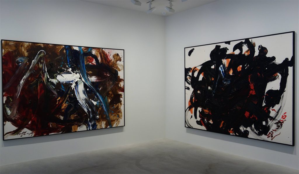 白髪一雄 SHIRAGA Kazuo @ Fergus McCaffrey, Tokyo, exhibition view