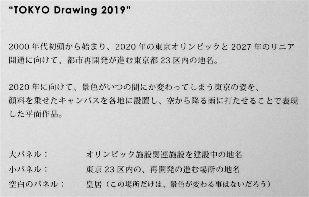 “TOKYO Drawing 2019”
