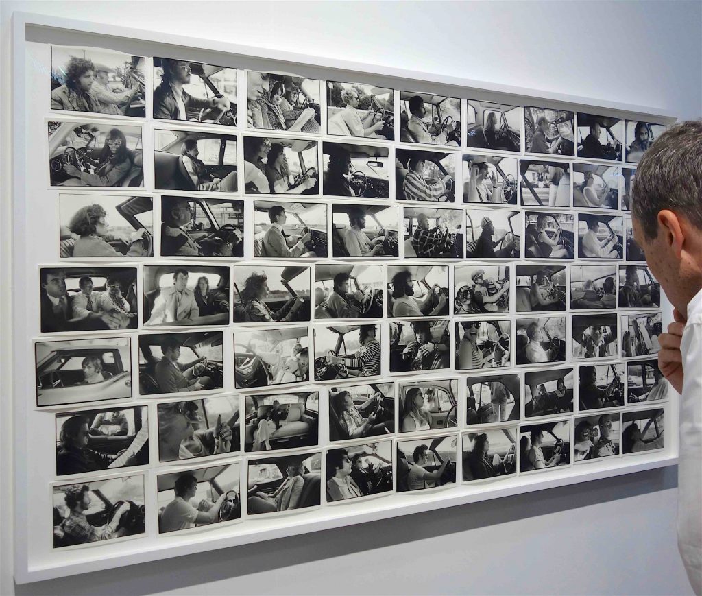 Annie Leibovitz Driving Series (1970–1984) 2019, Silver gelatin print, 63 parts, Edition 1/4 + 2 AP, 94 x 170 cm, framed, Price: $275,000