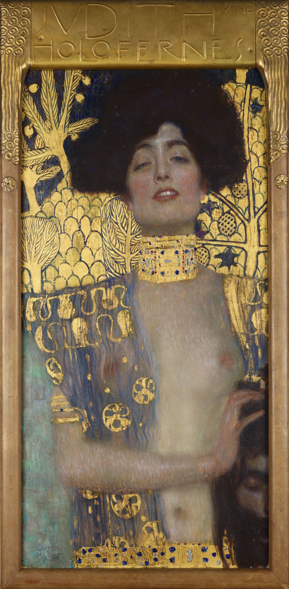 Gustav Klimt “Judith und Holofernes” 1901, Öl auf Leinwand, 84 x 42 cm