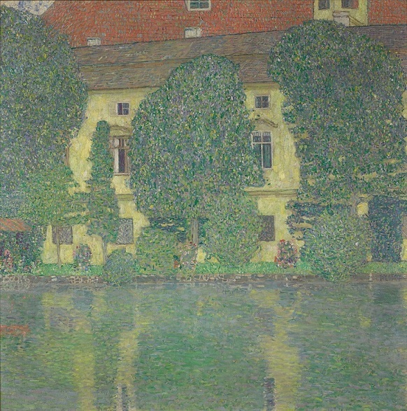 Gustav Klimt “Schloss Kammer am Attersee III” 1909:1910, Öl auf Leinwand, 110 x 110 cm