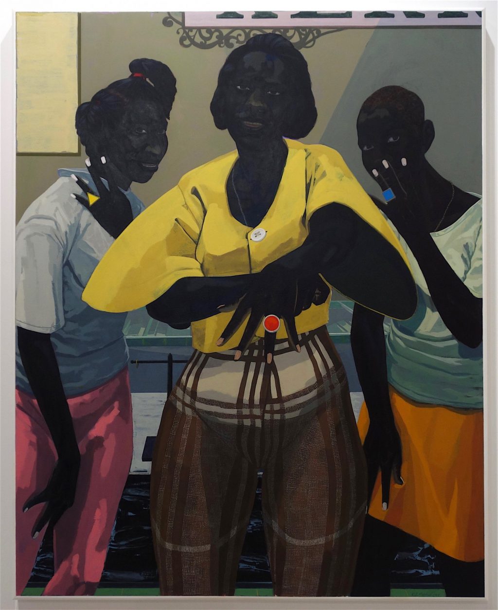 Kerry James Marshall “Untitled” 2019, Acrylic on PVC panel, 60 x 40 inches @ JACK SHAMAN GALLERY, Art Basel 2019