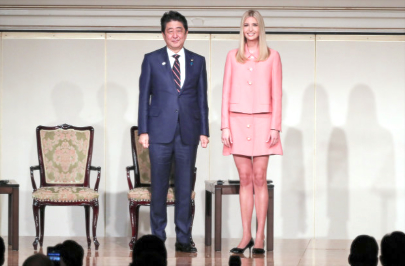 安倍首相＋イヴァンカ・トランプ PM Abe + Ivanka Trump in Japan, 4th November 2017