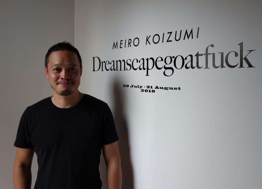 小泉明郎 KOIZUMI Meiro, on the opening day