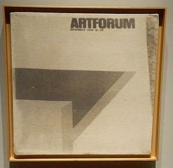 John Baldessari ARTFORUM 1966-67 Photographic emulsion and acrylic on canvas