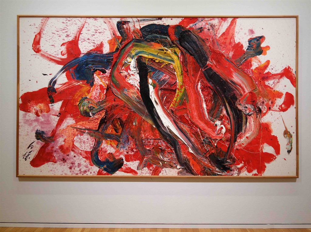 白髪 一雄 SHIRAGA Kazuo 煬帝 Yodai 1979 Oil on canvas