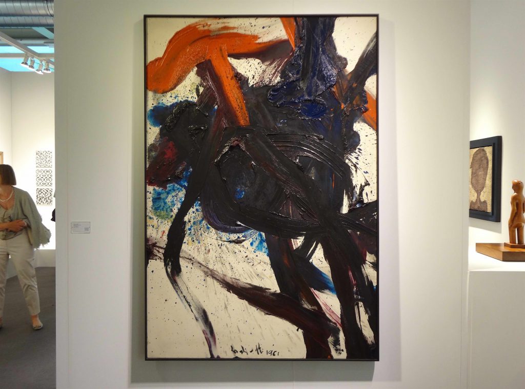 白髪一雄 SHIRAGA Kazuo “Chikyousei Dokkasei” 1961