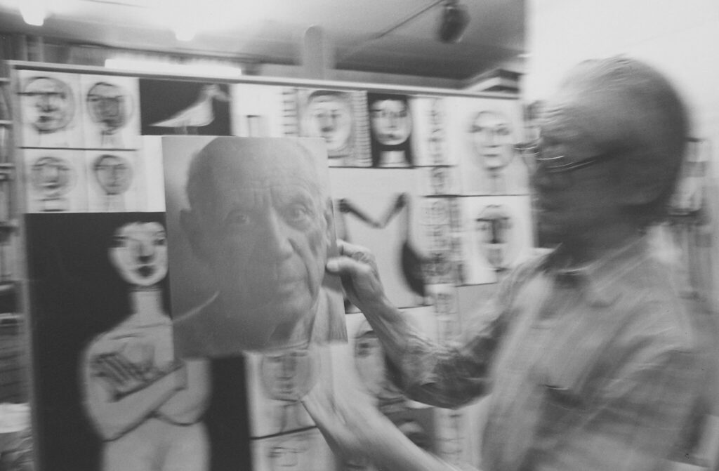 INOKUMA Genichiro with Pablo Picasso (photo Mario A) 2