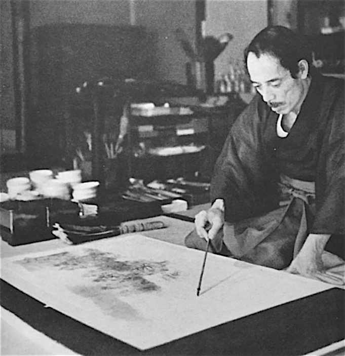 横山大観 YOKOYAMA Taikan アトリエ 昭和13年（1938年）