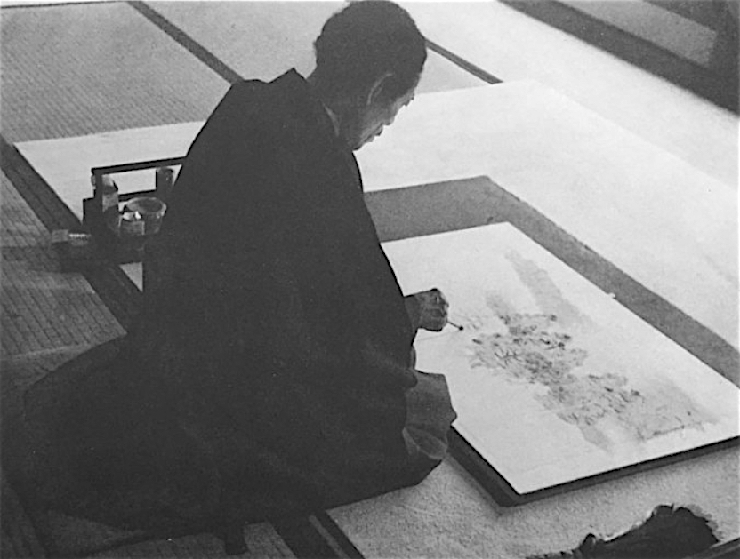 横山大観 アトリエ 昭和13年（1938年）