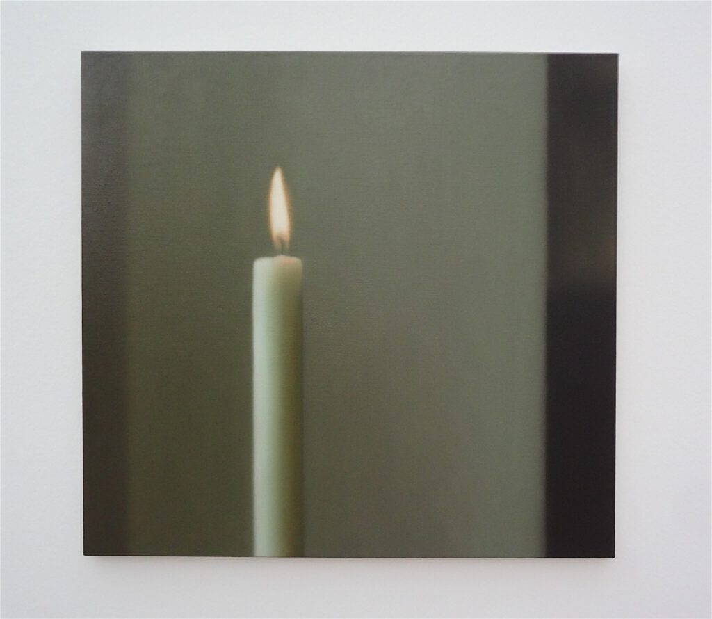 Gerhard Richter ゲルハルト・リヒター Kerze 1982 @ Gerhard Richter solo show Beyeler Fondation Riehen 2014