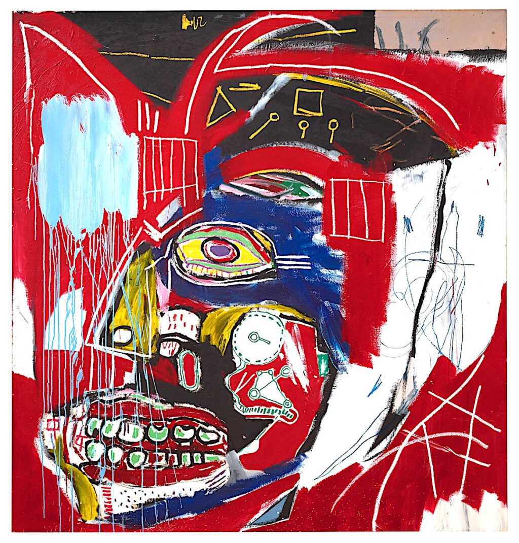 Jean-Michel Basquiat In This Case From 1983