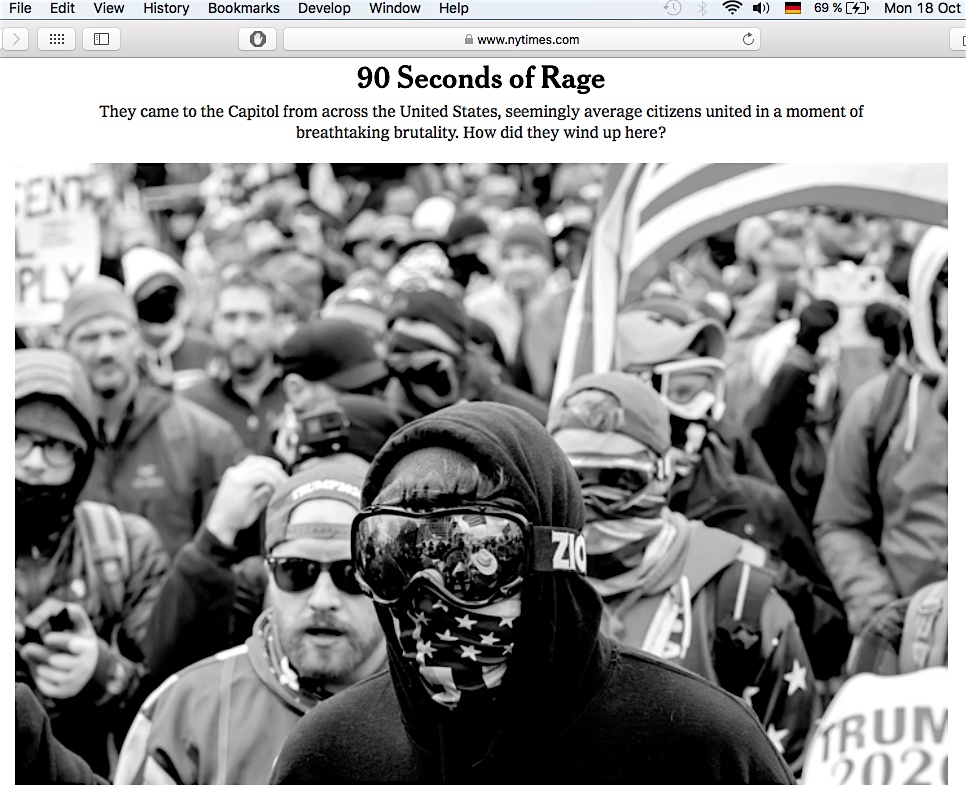United States 90 seconds of rage New York Times