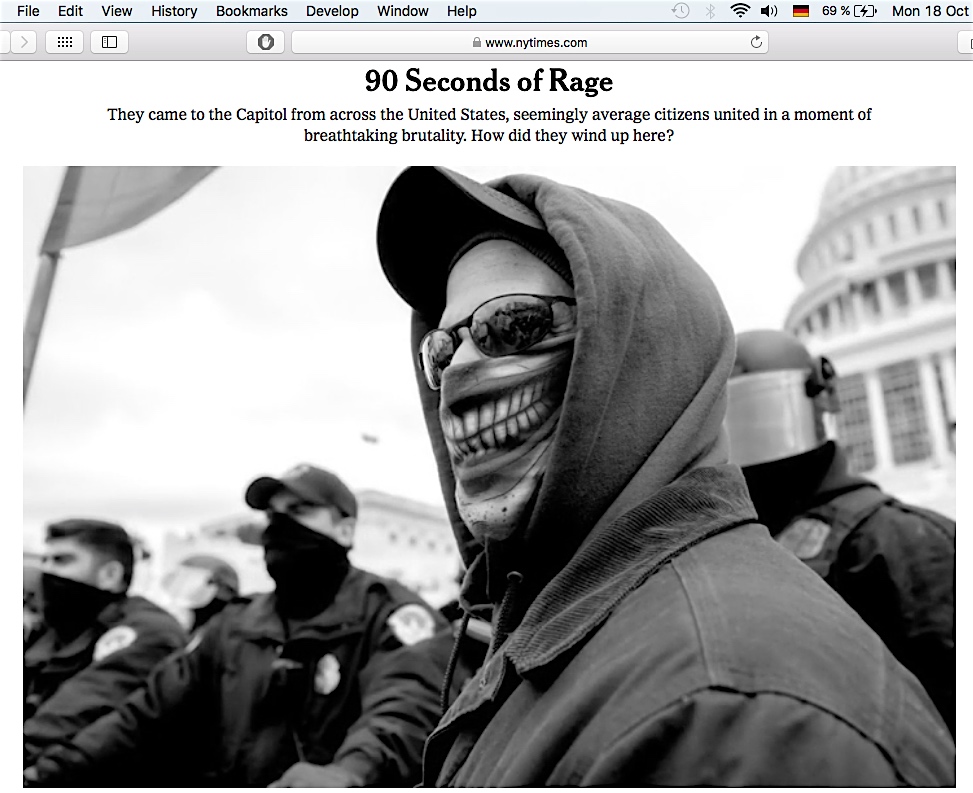 United States Of America 90 seconds of rage The New York Times