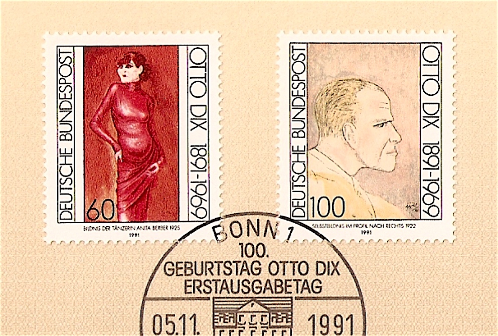 オットー・ディクス Otto Dix (1891 – 1969), left Anita Berber