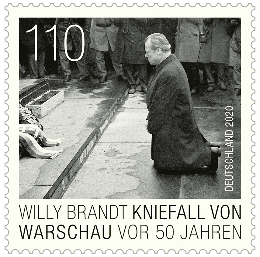 元ドイツ連邦共和国首相のヴィリー・ブラント「ワルシャワでの跪き」