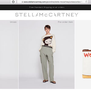 ステラ・マッカートニーと奈良美智のコラボ unisex capsule | ステラ・マッカートニーと奈良美智のコラボ: unisex capsule, screenshot from Unisex's Unisex website