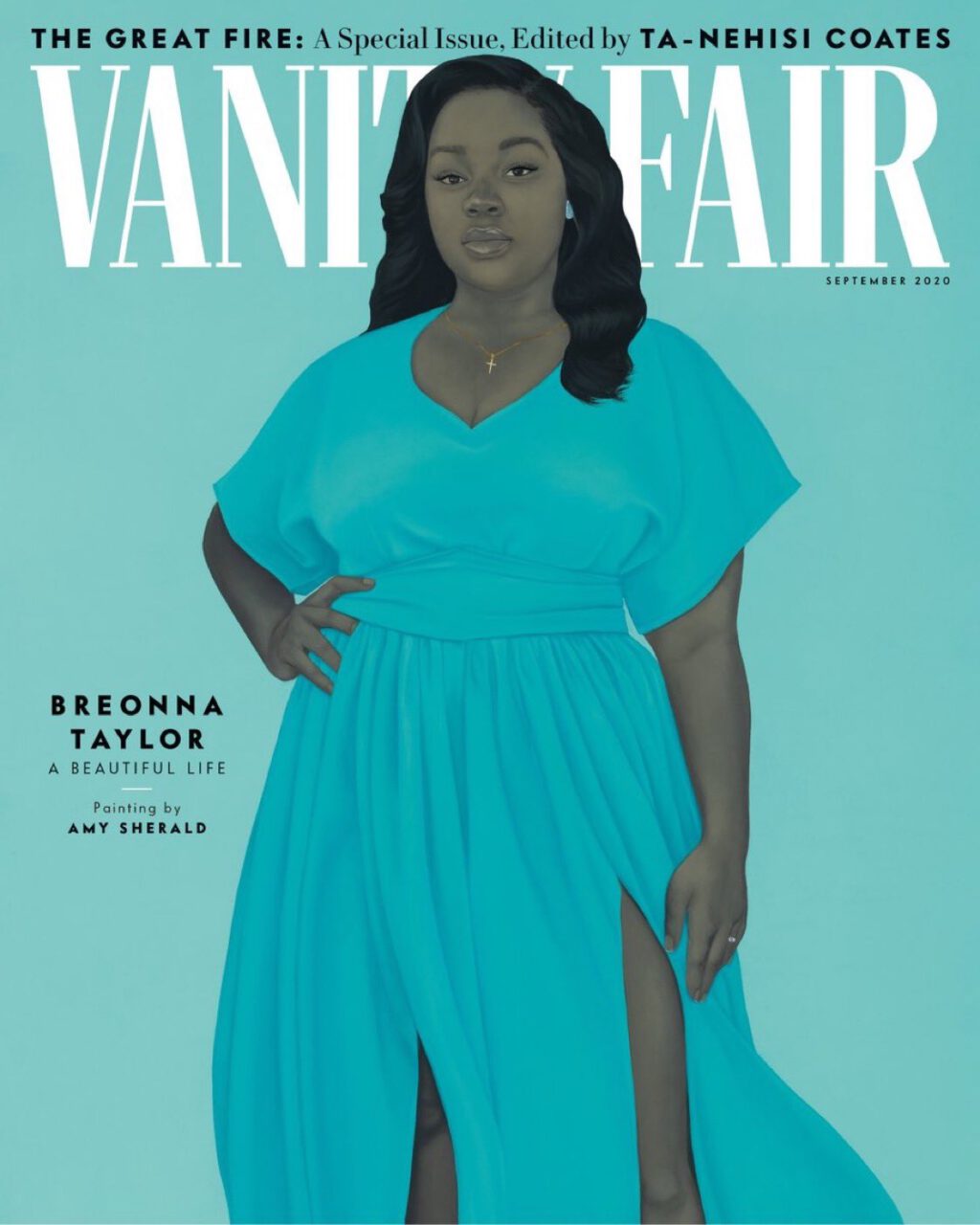 エイミー・シェラルド Amy Sherald’s painting of Breonna Taylor for Vanity Fair 2020