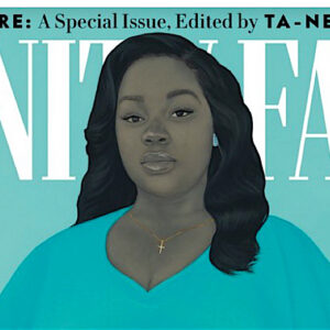エイミー・シェラルド Amy Sherald’s painting of Breonna Taylor for Vanity Fair, detail