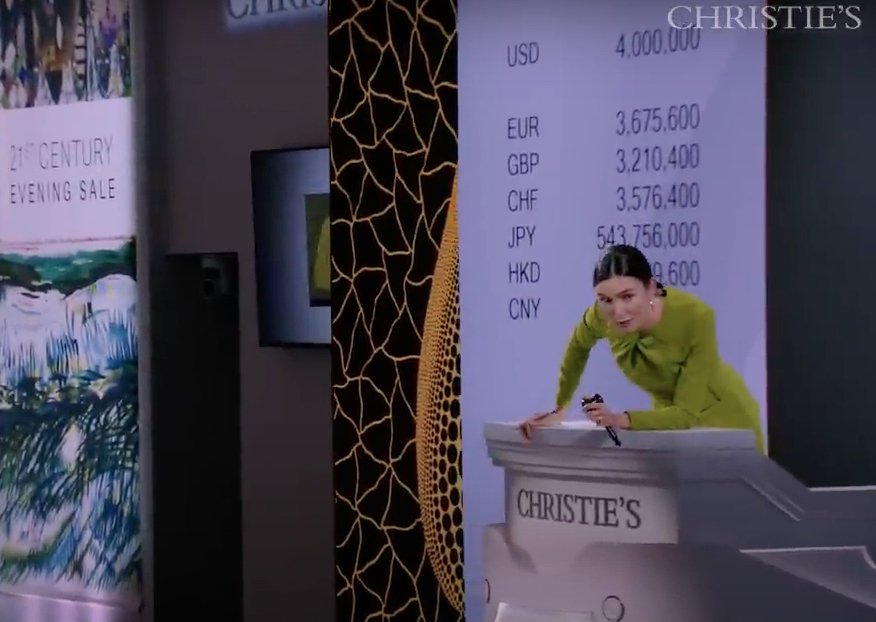 Auctioneer @ Christie’s 21st Century Evening Sale in New York 7th of November 2023 (3)